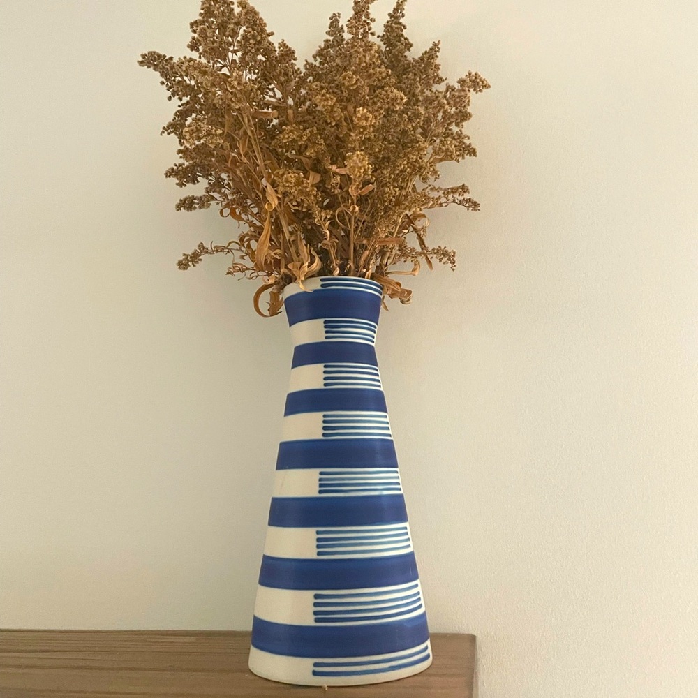 2 tall West Elm vases
